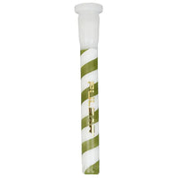 Pulsar Candy Stripe 4.5" Glass Down Stem with fast shipping Australia-wide-blue - green