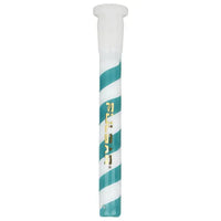 Pulsar Candy Stripe 4.5" Glass Down Stem with fast shipping Australia-wide-teal