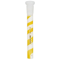 Pulsar Candy Stripe 4.5" Glass Down Stem with fast shipping Australia-wide-yellow