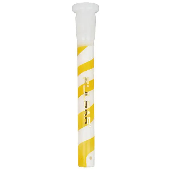 Pulsar Candy Stripe 4.5" Glass Down Stem with fast shipping Australia-wide-yellow