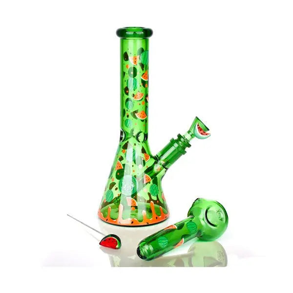 Pulsar Watermelon Zkittles Bong & Pipe Duo – Fast Australia-wide Shipping