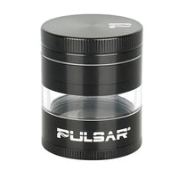 Pulsar 2.5" Solid Top Side Window 5-Piece Grinder black