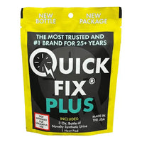 Quick Fix Plus 6.4 Synthetic Urine 3oz bottle for unisex use, lab-tested formula - front