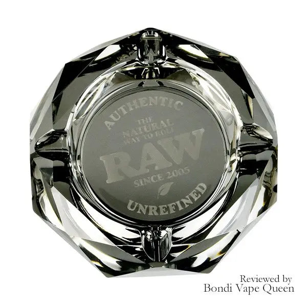 RAW Prism Glass Ashtray - 4.5“ _ The Dark Side