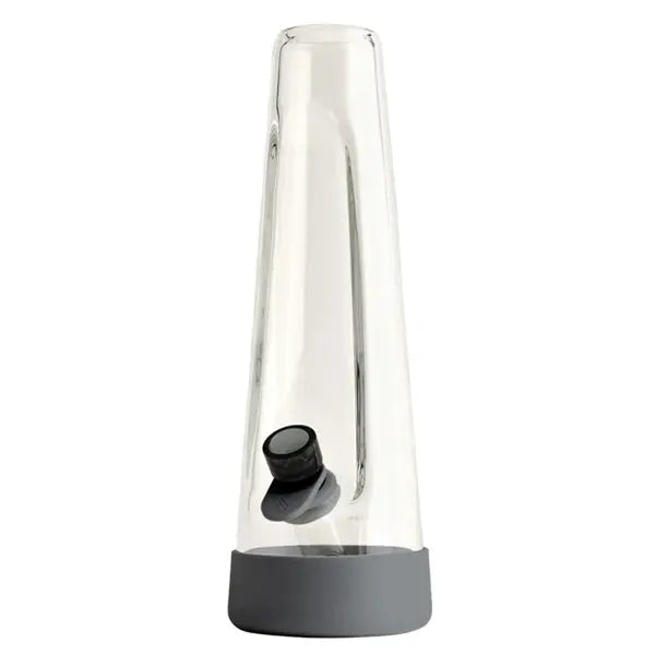 Session Goods glass bong with silicone footer, fast shipping Australia-wide, premium borosilicate quality - charcoal front