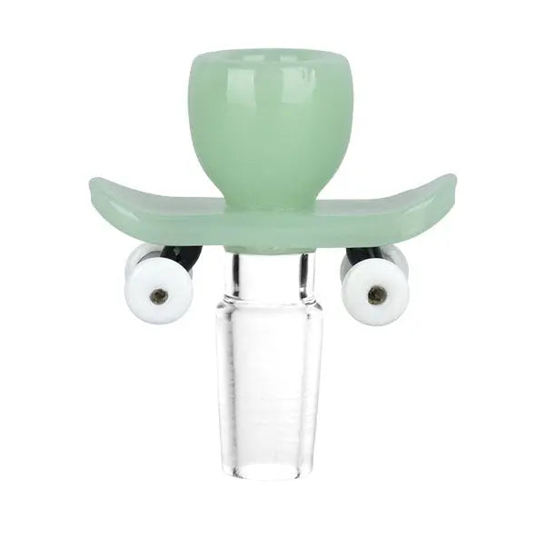 Skate Life Herb Slide 14 Male – premium glass piece with fast shipping Australia-wide - jade green
