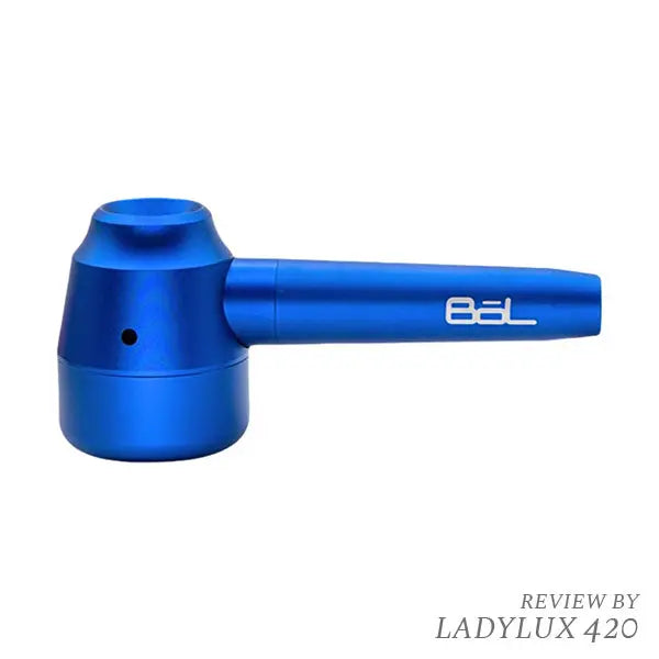 Stache BOL Modular Anodized Aluminium Hand Pipe – Durable, Portable Smoking Pipe Design - blue
