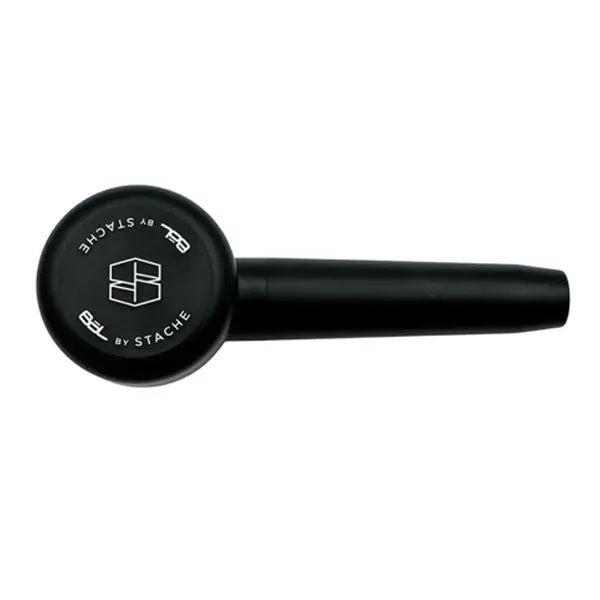 Stache BOL Modular Anodized Aluminium Hand Pipe – Durable, Portable Smoking Pipe Design - black bottom