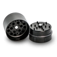 Stache Products 39mm 4-Piece TINY Grynder – compact, durable herb grinder for daily use - open close up