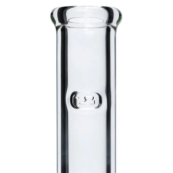 Tank Glass The Original Tank V2 12-inch Beaker Bong made from 9mm thick DuroTec glass, heavy-duty and durable water pipe for smooth smoking - top