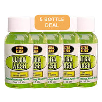 Ultra Klean Ultra Wash Mouthwash 1 oz detox rinse for cleansing and fresh - breath - 5 pack