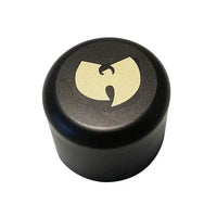 Wu Tang anodized aluminium stash jar with secure lid – regular size, sleek and durable - closed lid