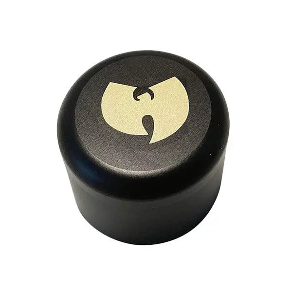 Wu Tang anodized aluminium stash jar with secure lid – regular size, sleek and durable - closed lid