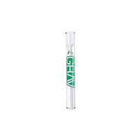 Grav Borosilicate Glass 3" One Hitter Pipe – Fast Shipping Australia-Wide - green