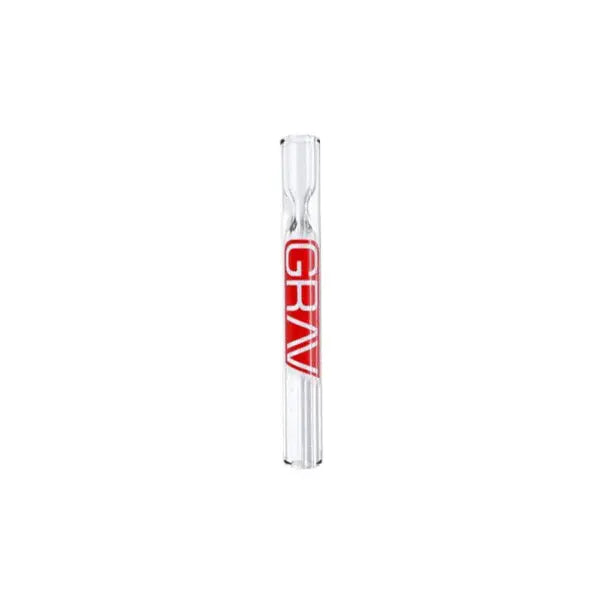 Grav Borosilicate Glass 3" One Hitter Pipe – Fast Shipping Australia-Wide - red