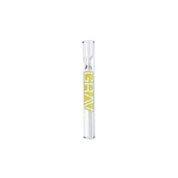 Grav Borosilicate Glass 3" One Hitter Pipe – Fast Shipping Australia-Wide - yellow