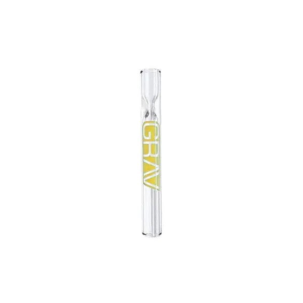 Grav Borosilicate Glass 3" One Hitter Pipe – Fast Shipping Australia-Wide - yellow