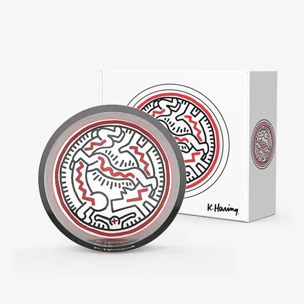 Keith Haring Circle Catchall Snake People - Fast shipping Australia-wide, stylish art tray - with box