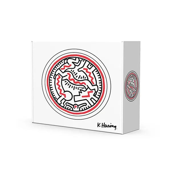 Keith Haring Circle Catchall Snake People - Fast shipping Australia-wide, stylish art tray - box