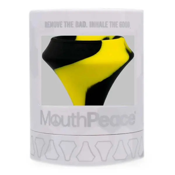 Moose Labs MouthPeace Kit – fast shipping Australia-wide, smoke cleaner and safer every session. Tie Dye Yellow Black