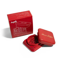 RYOT x Chocolate Red Maple Grinder 2pc – Fast shipping Australia-wide - box open grinder