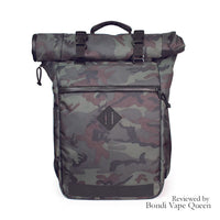 Abscent Odour-Proof Scout Roll Top Backpack (Black Forest Camo)