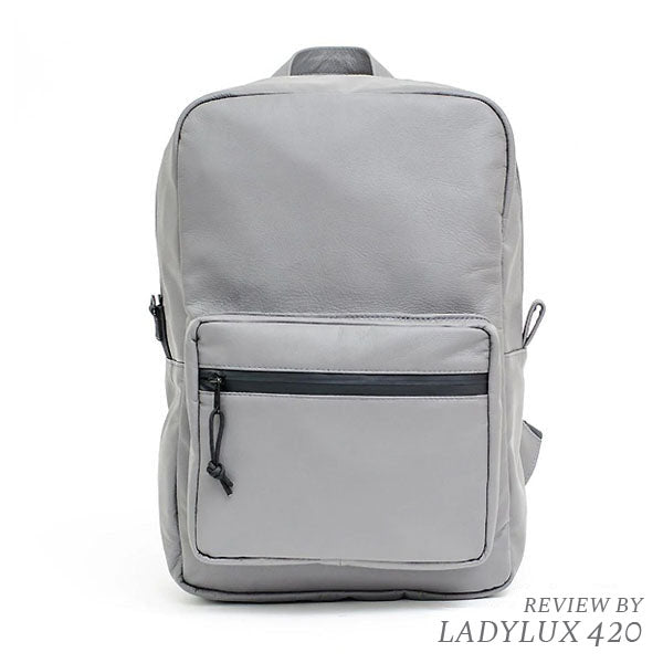 Abscent Leather Backpack - Graphite Stone Grey