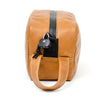 Abscent Odour-Proof Mini Leather Toiletry Bag (Cognac) - Smaller size