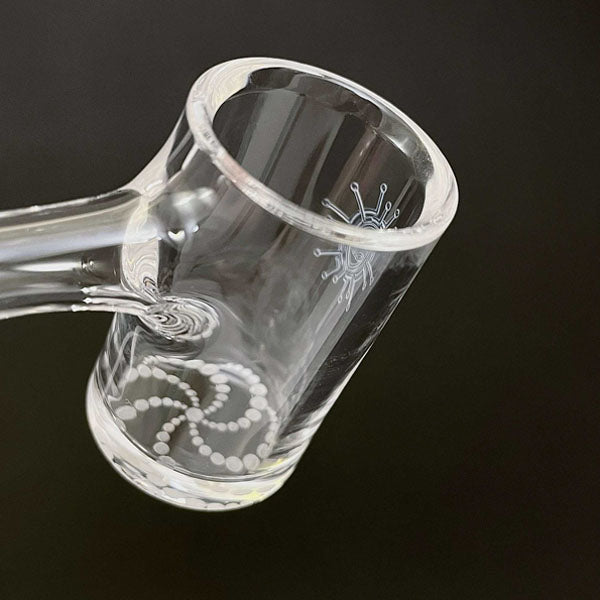 Alien Tech Flat Bottom Dab Rig 14mm – Fast Shipping Australia-Wide Quartz Banger Included - angle