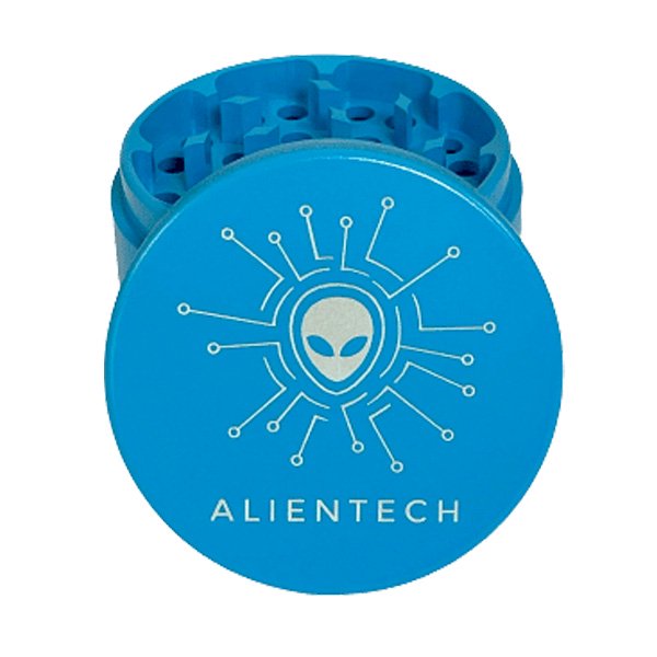 AlienTech 4 Piece Nano-Ceramic Coated Grinder - Blue