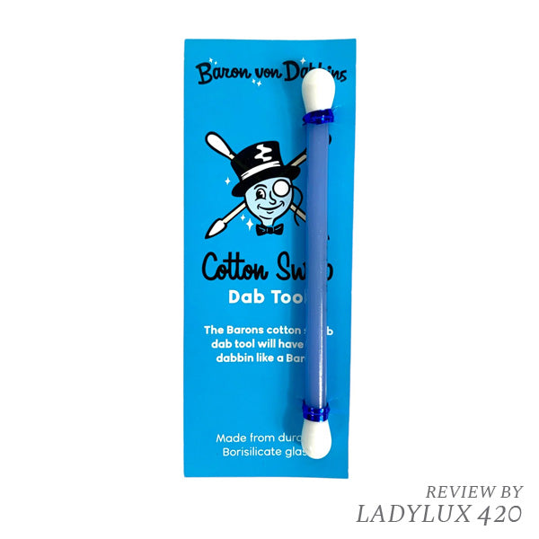 Baron von Dabbins "Cotton Swab" Borosilicate Glass Dab Tool