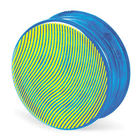 Beamer Virgin Acrylic 3-Piece 63mm Grinder – Durable, Lightweight, Prime Edition - blue smiley