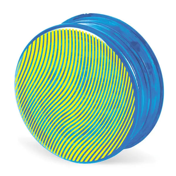 Beamer Virgin Acrylic 3-Piece 63mm Grinder – Durable, Lightweight, Prime Edition - blue smiley