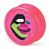 Beamer Virgin Acrylic 3-Piece 63mm Grinder – Durable, Lightweight, Prime Edition - transparent pink galaxy