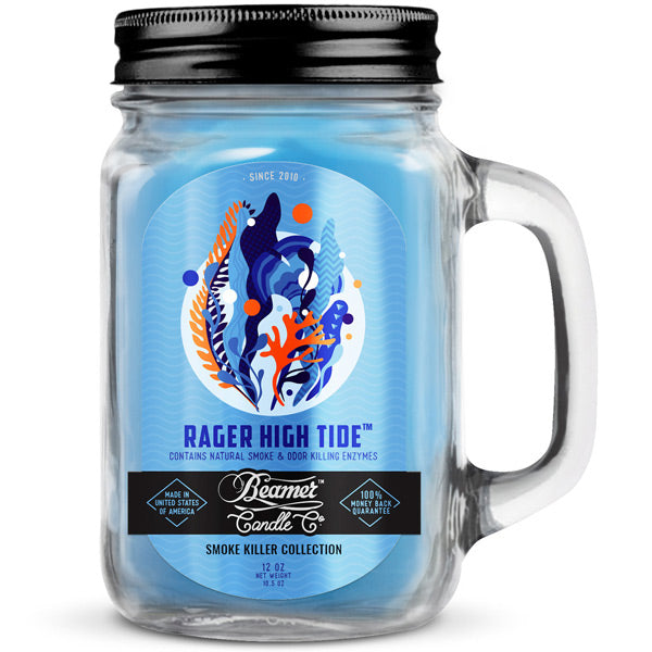 Beamer Smoke Killer Collection Candle 12oz - Rager High Tide