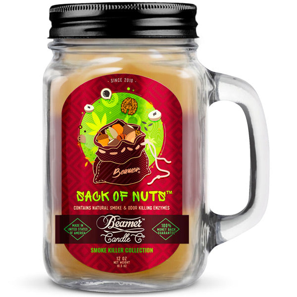 Beamer Smoke Killer Collection Odour Destroying Candle 12oz - Sack of Nuts