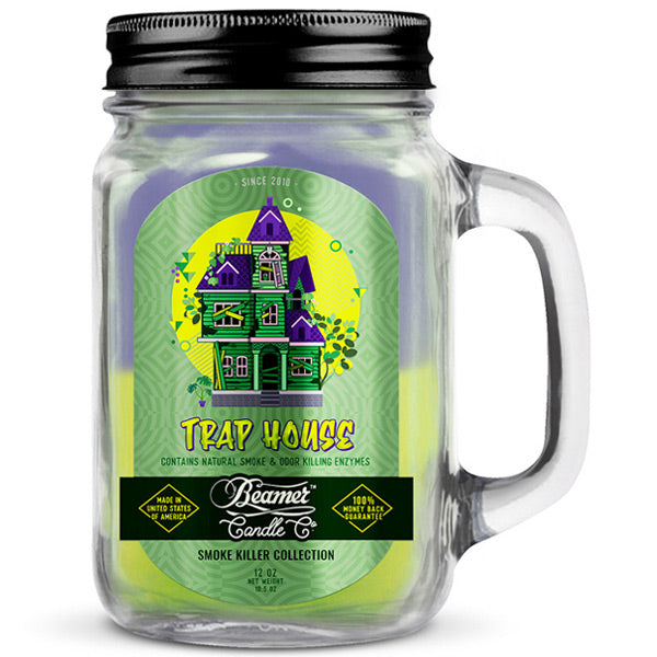 Beamer Smoke Killer Collection Odour Destroying Candle 12oz - Trap House