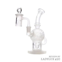 Bear Quartz BQ Worked 7" Sphere Dab Rig Box Set