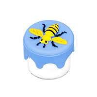 Bee-Glass-Silicone-Storage-Containers-Concentrates-7.5ml-blue