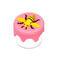Bee-Glass-Silicone-Storage-Containers-Concentrates-7.5ml-pink