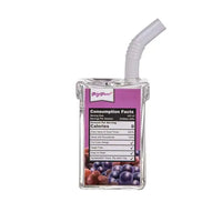 BigFun! Juice Box Bubbler novelty glass water pipe with juice box design - grape back