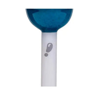 BigFun Lolli Pipe Blue Razz glass hand pipe candy style smoking accessory - close