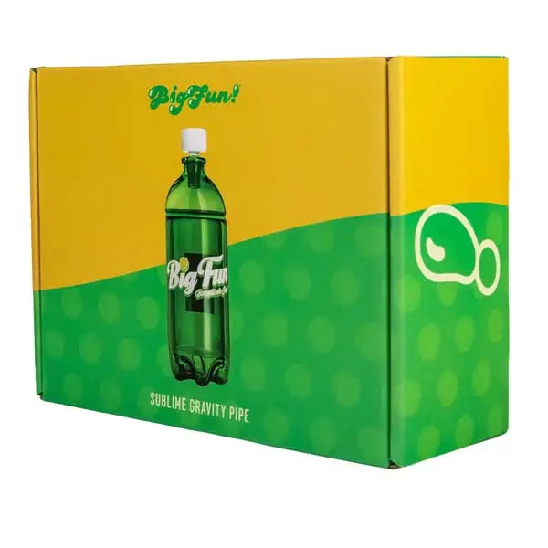 BigFun! Sublime Gravity Bong with water chamber for smooth, powerful smoking sessions - Box