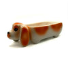 Burning Love Dachshund ceramic ashtray with fast shipping Australia-wide - angle
