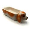 Burning Love Dachshund ceramic ashtray with fast shipping Australia-wide - angle right
