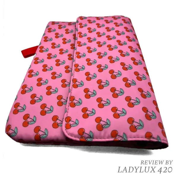 Burning Love smell proof pouch cherries, lockable bag, fast shipping Australia-wide - main