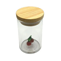 Burning Love maraschino cherry glass storage jar – fast shipping Australia-wide - top side