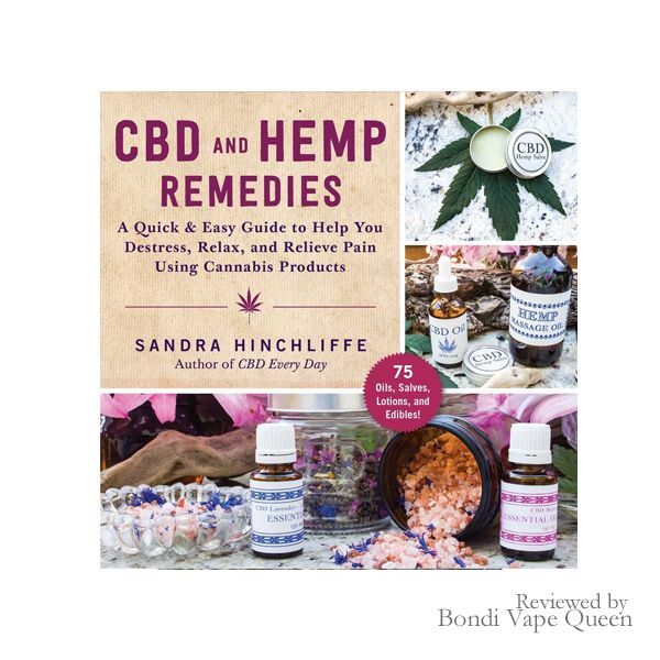 CBD and Hemp Remedies book by Sandra Hinchliffe – fast shipping Australia-wide

