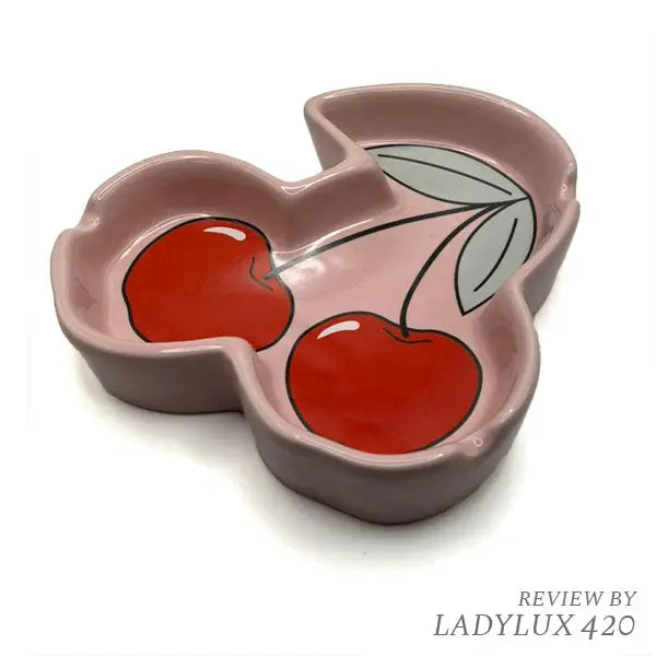 Cherry shaped ceramic ashtray with fast shipping Australia-wide - main