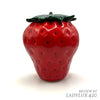 Ceramic Strawberry Stash Jar with lid – fast shipping Australia-wide - front